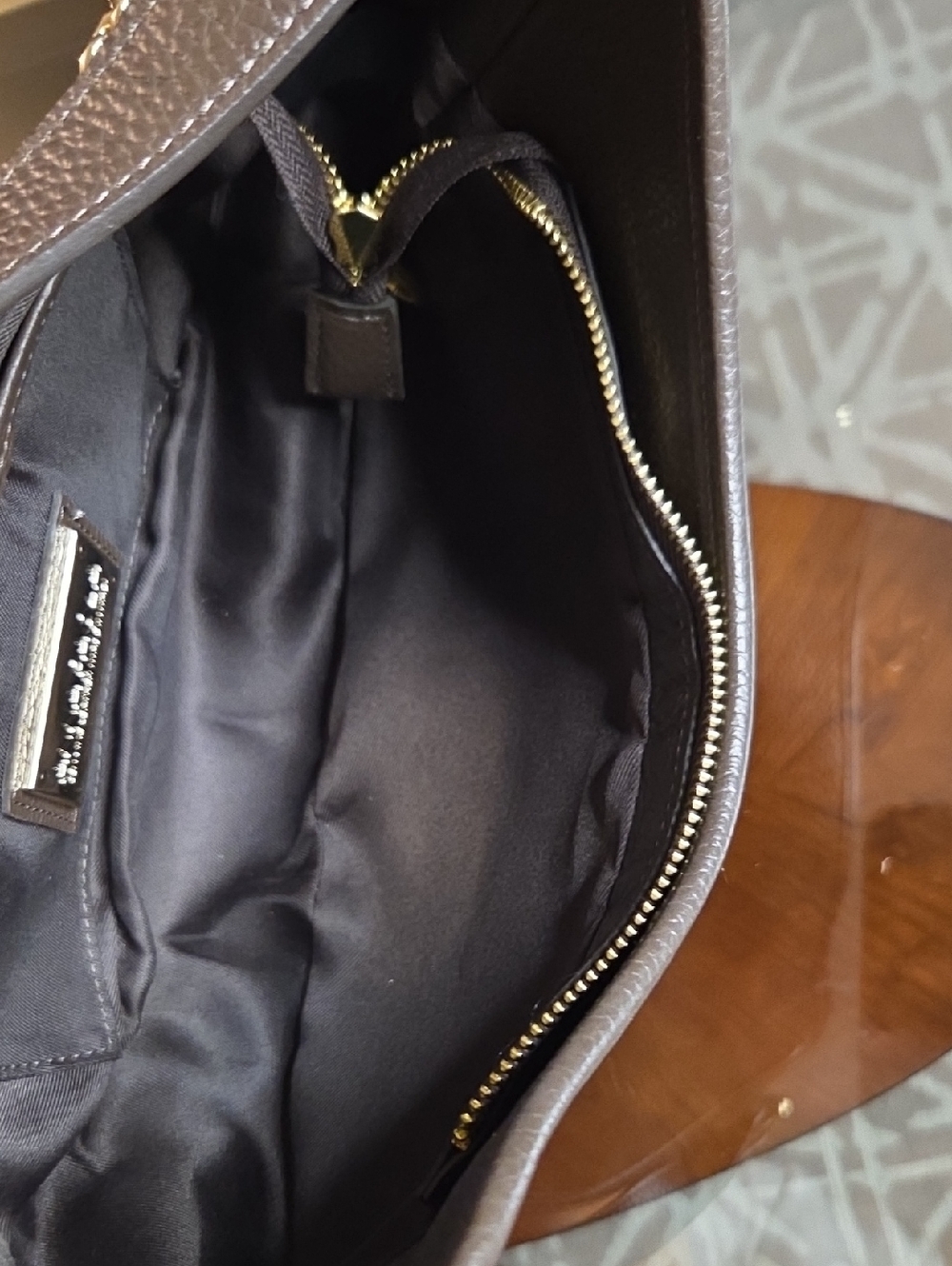 NWOT- ANNA POALA Bag- LEATHER MADE IN ITALY - Picture 6 of 8